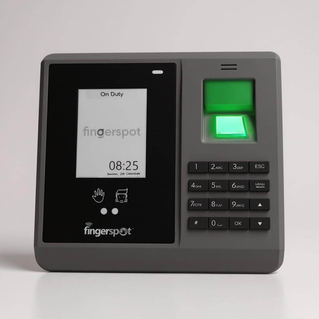 fingerspot revo w208bnc mesin absensi fingerprint dan wajah