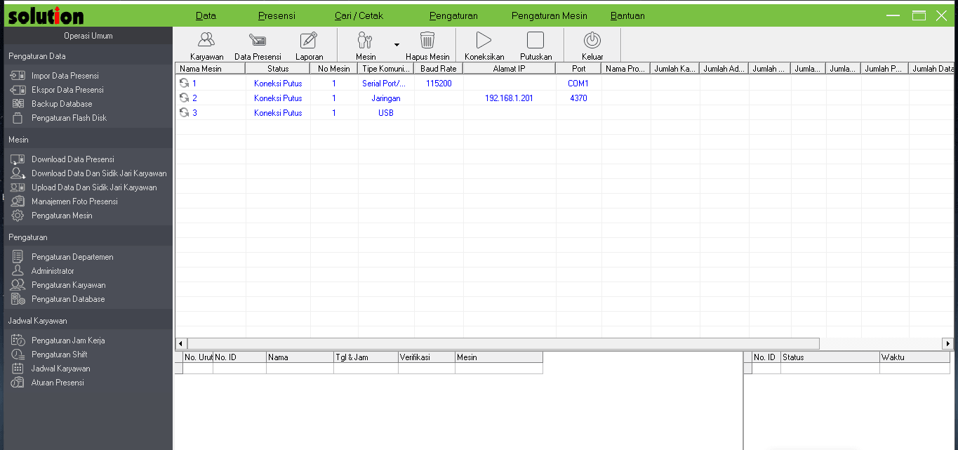 Cara Instal Software Attendance Management SOLUTION 11 instal software attendance managament 9
