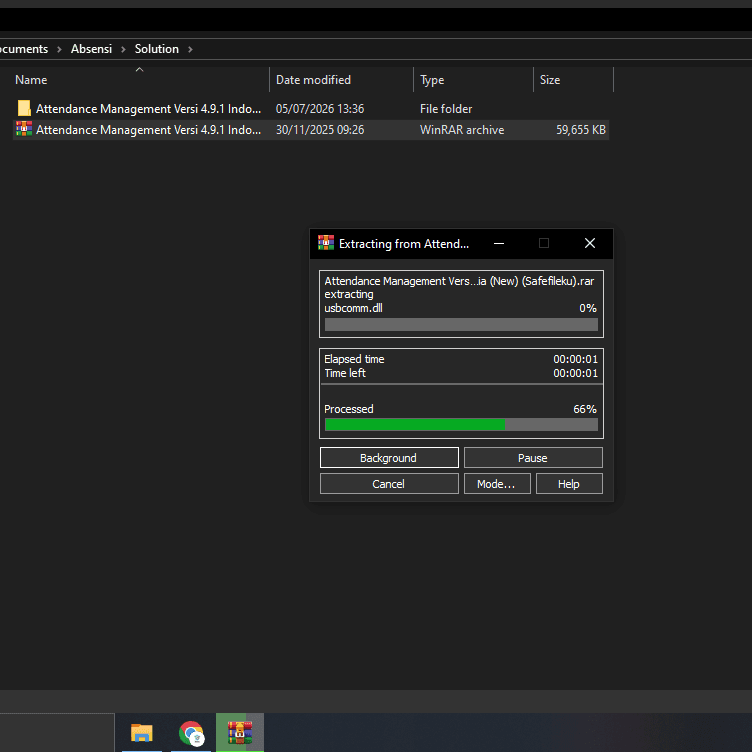 Cara Instal Software Attendance Management SOLUTION 3 instal software attendance managament edited
